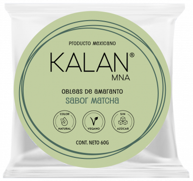 kalan obleas sabor matcha